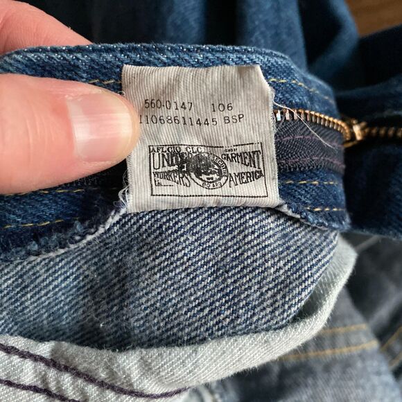 Vintage Lee Dark Wash Jeans Boys' 27x28 - Picture 10 of 10